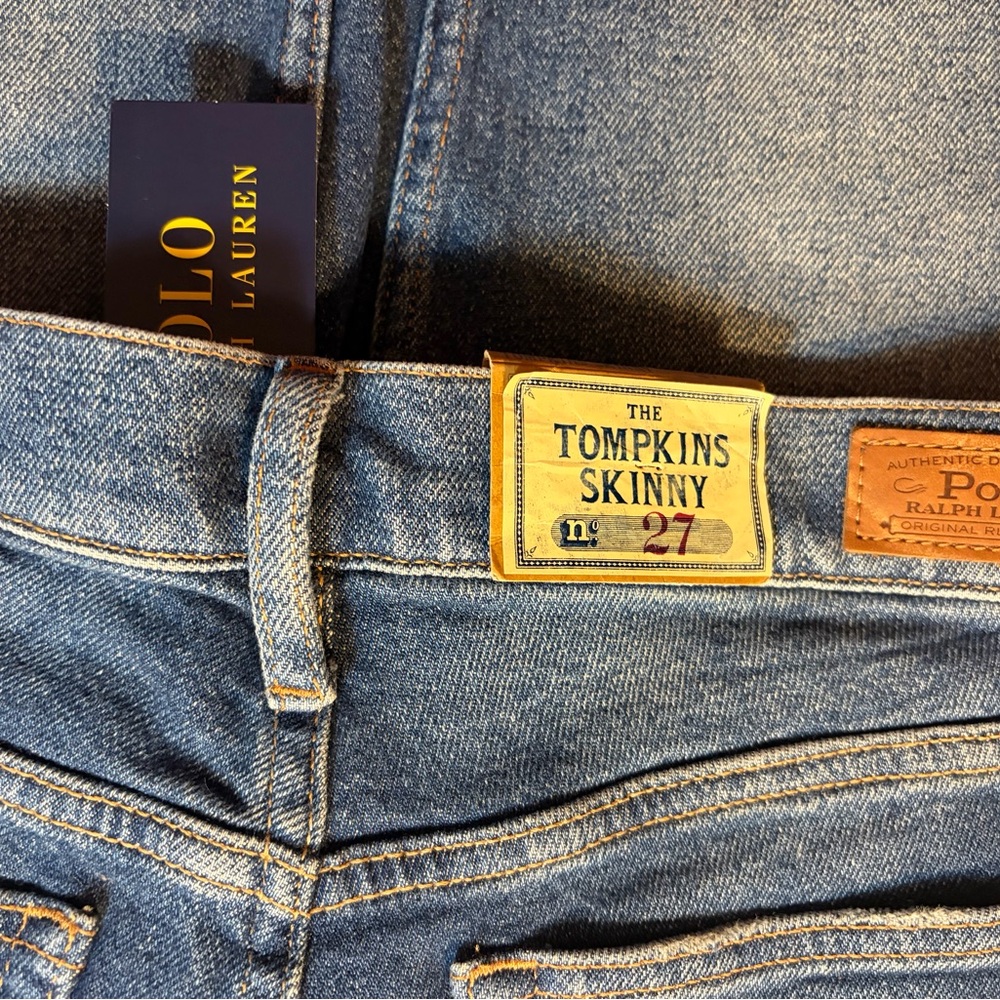 Ralph Lauren Blue Mid-Rise Jeans 27